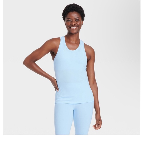 all in motion Tops - All in Motion - Essential racerback blue S